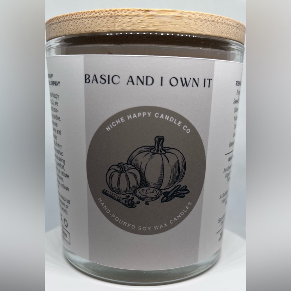 Basic and I Own It | 8.45 oz Hand-Poured Soy Wax Jar Candle